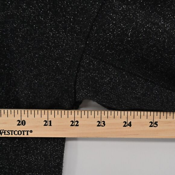 AMERICAN EAGLE Sweater Womens Size M Black Shimmer Cotton Blend Sweatshirt Style - Picture 12 of 12